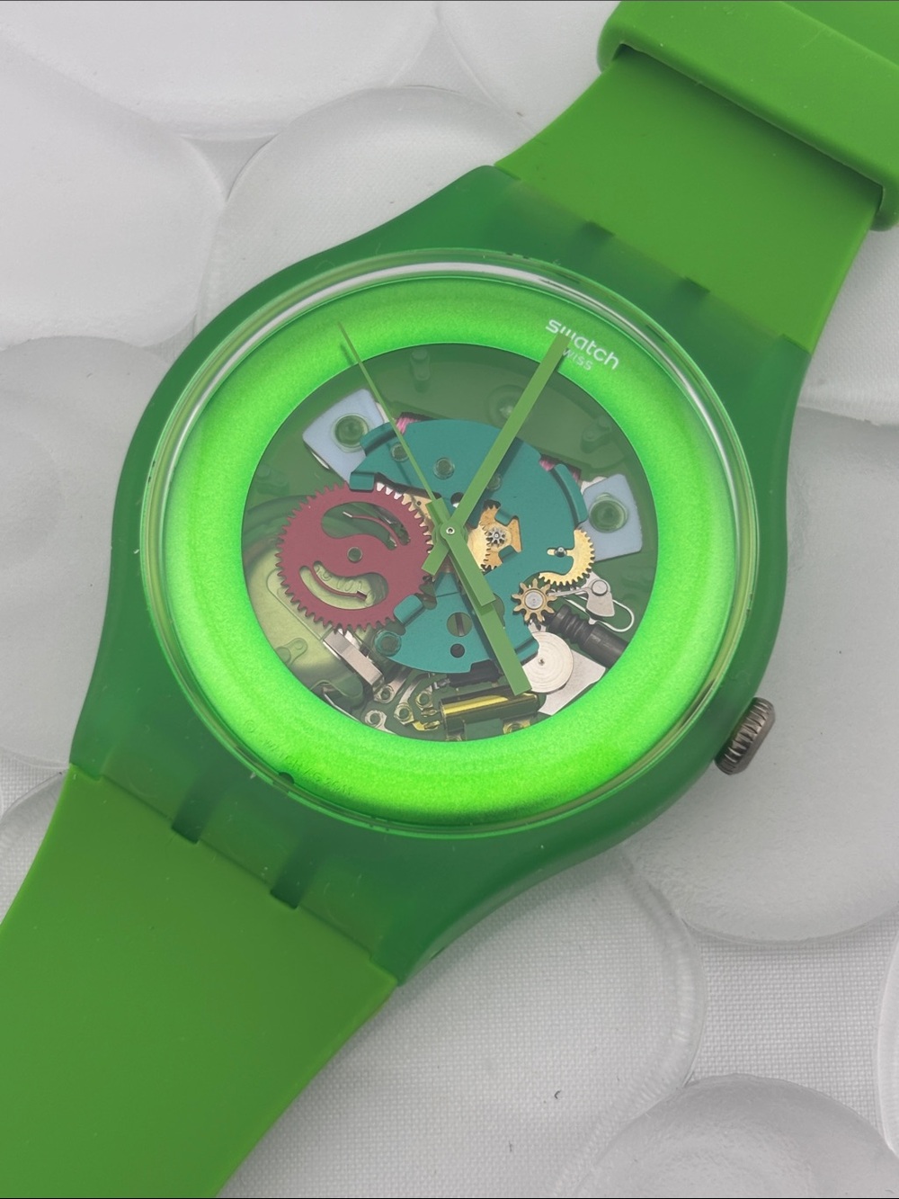 Swatch Watch - SUOG103 - GREEN LACQUERED